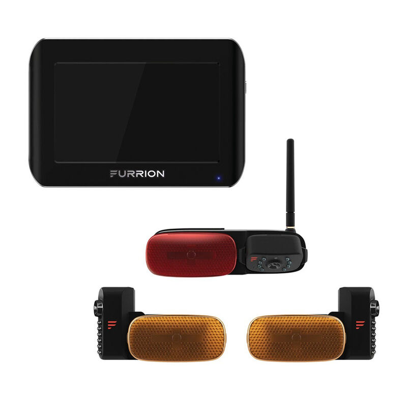 Furrion Vision S&reg; RV Backup Camera System with 3 Cameras & 7" Monitor and LED Marker Lights image number 1
