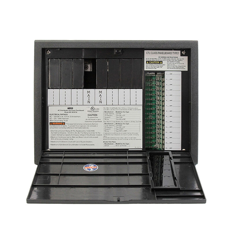 WFCO Power Distribution Panel Box, 30/50 Amp image number 2