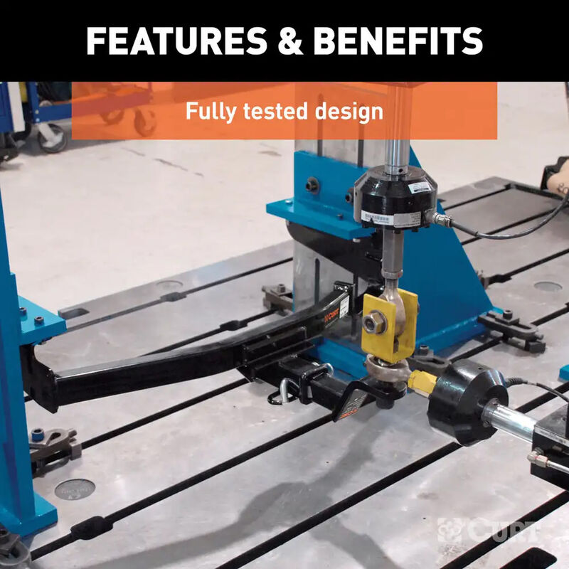 CURT 13182 Class 3 Trailer Hitch, 2" Receiver, Select Dodge Durango, Jeep Grand Cherokee WK2 image number 6