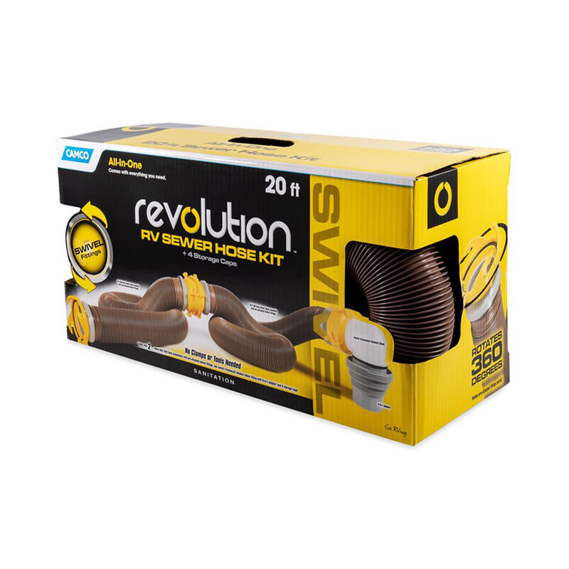 Camco Revolution 360 20' HD Sewer Hose Kit image number 11