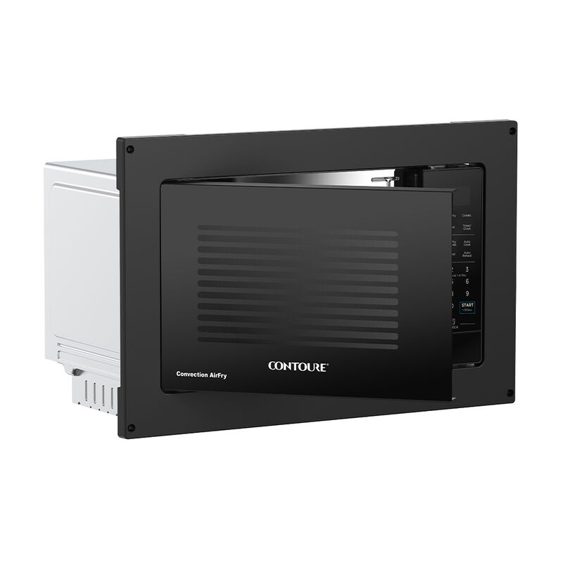Contoure 0.9 Cu.Ft. Compact Smart Air-Fry & Power Convection Microwave - Black image number 3