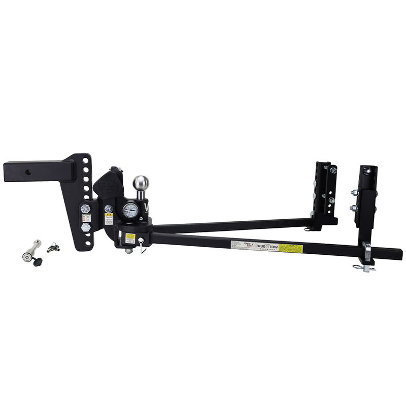 Weigh Safe TrueTow Middleweight WDH - 8" Drop, 2" Shank - 12,500 GTW w/Hitch Pin Lock image number 1