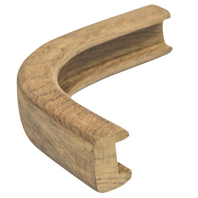 Whitecap Teak 1/2" Track Outside Corner Bulkhead Molding
