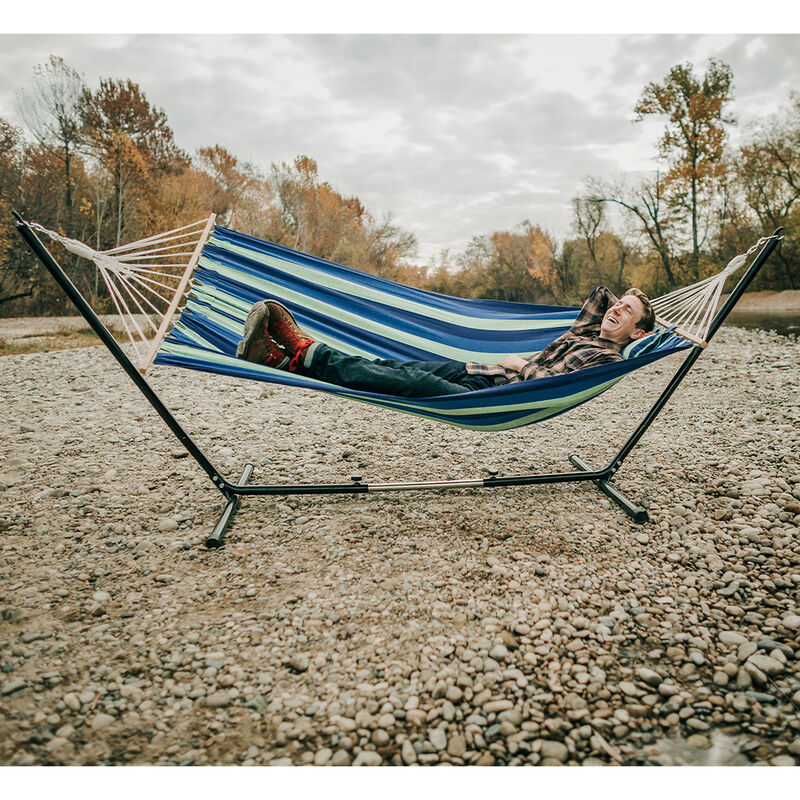 Stansport Cayman Oversized Single Hammock and Stand Combo image number 8