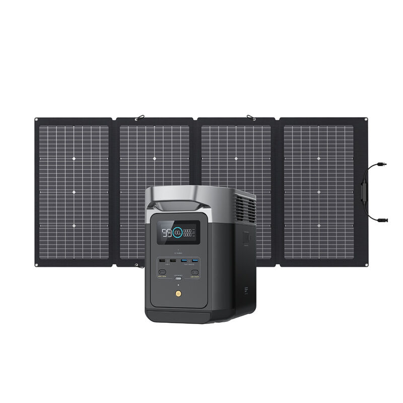 EcoFlow DELTA 2 Portable Power Station with 220W Solar Panel image number 1