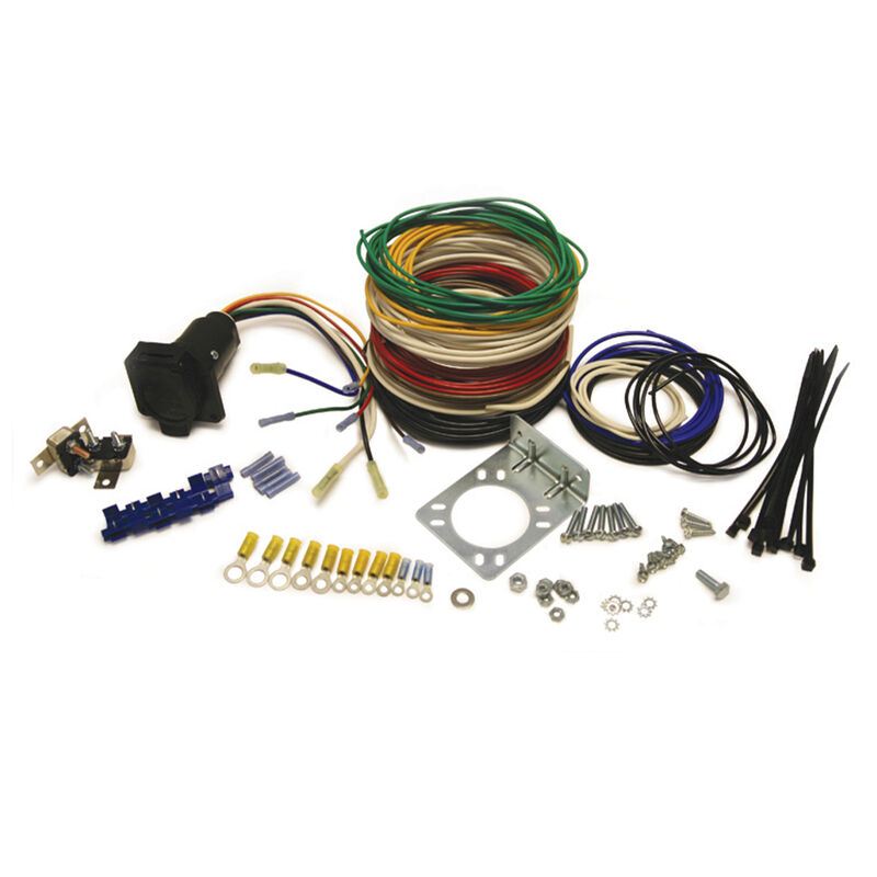 Camco 7-Way RV Blade Hardwire Kit image number 1