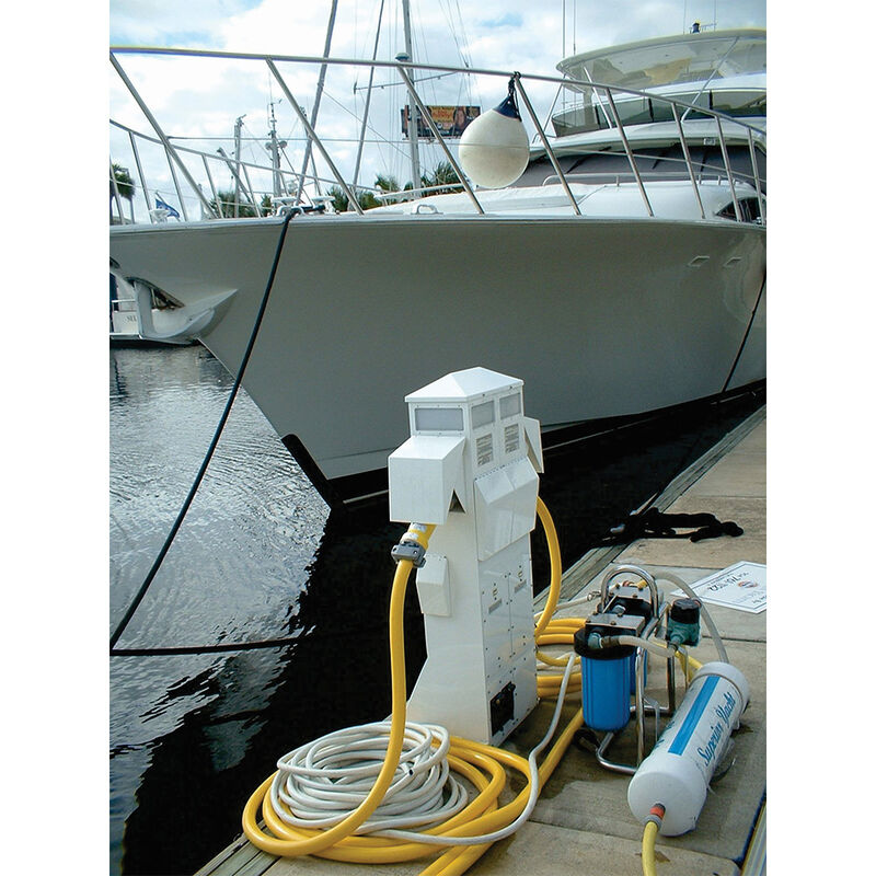 International Dock Products 36" Dock-Mount Power Pedestal, SPC-36-3A-305 image number 2