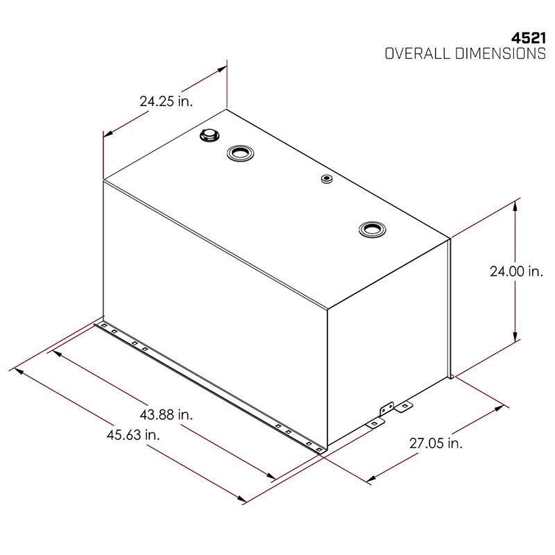 Vector 4521 Pro Series 108-Gallon Diesel Transfer Tank, Textured Black image number 4
