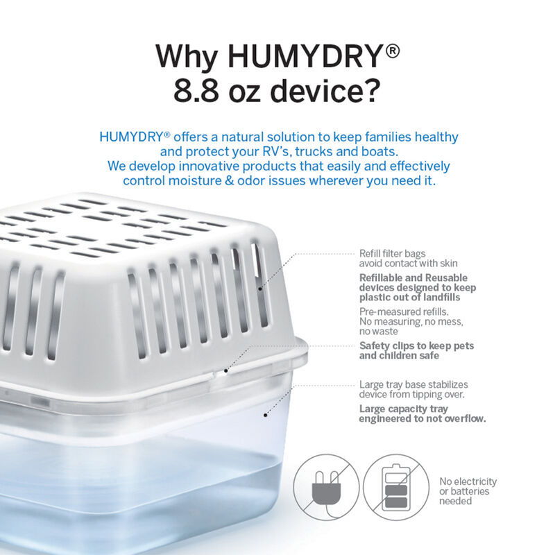HUMYDRY Compact Moisture Absorber, 8.8 oz. image number 6