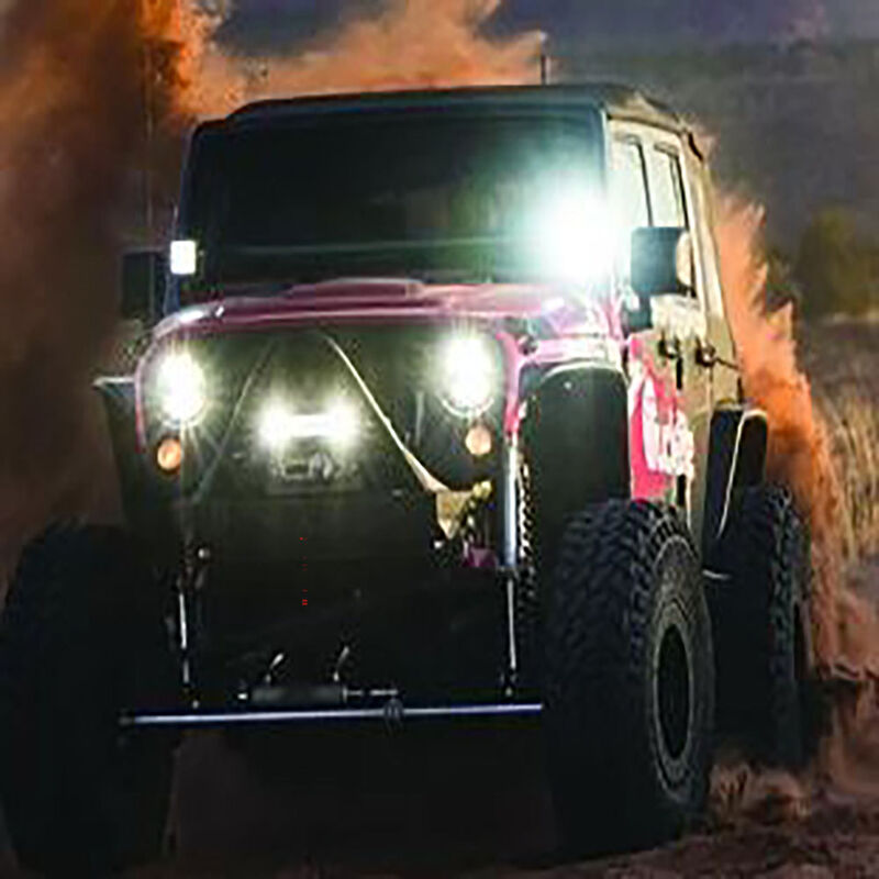 Rigid Lighting D-XL Pro Spot Driving/Fog Light, Black, Pair image number 2