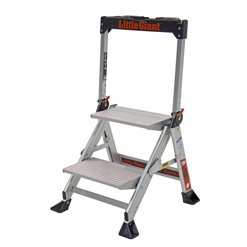 2' Jumbo Step Aluminum Ladder image number 1