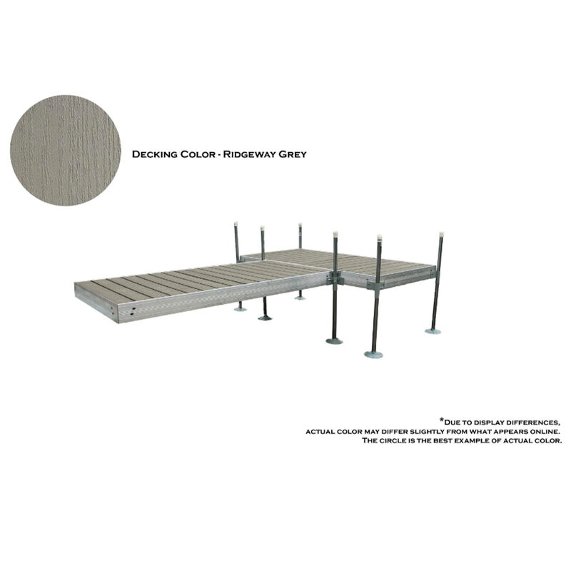 Tommy Docks 12' T-Style Aluminum Frame with Composite Decking Complete Dock Package image number 8