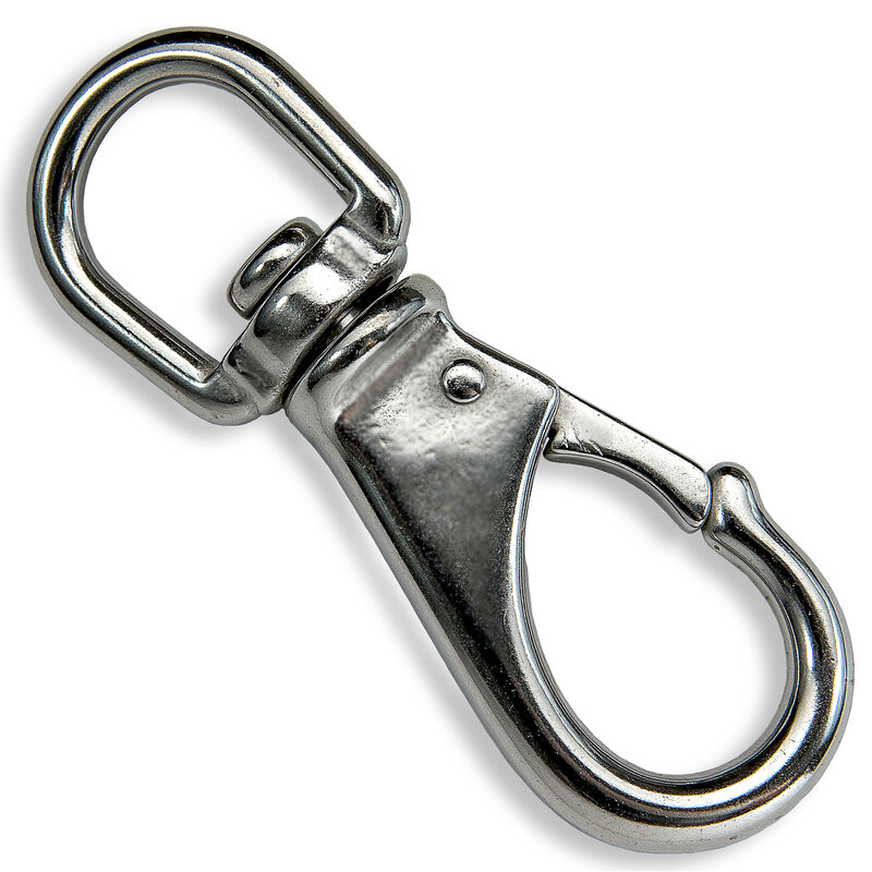 Whitecap Swivel Eye Snap, Size 1, Stainless Steel image number 1