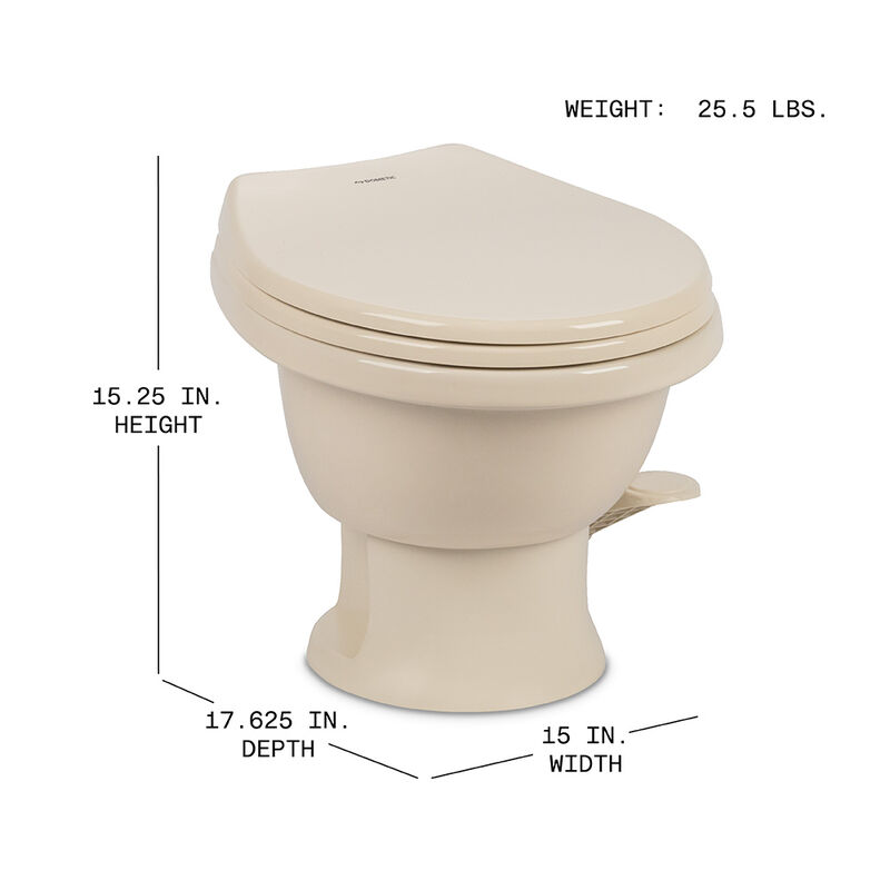 Dometic Model 411 Complete RV Toilet, Low Profile image number 3