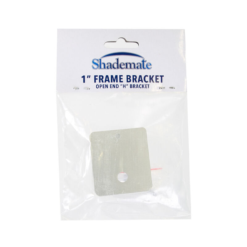 1" Pontoon Bimini Frame Bracket - Open End "H" bracket image number 2
