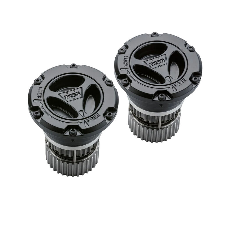 WARN 95060 Black Locking Hub for Ford Super Duty, 35-Spline, Pair image number 2