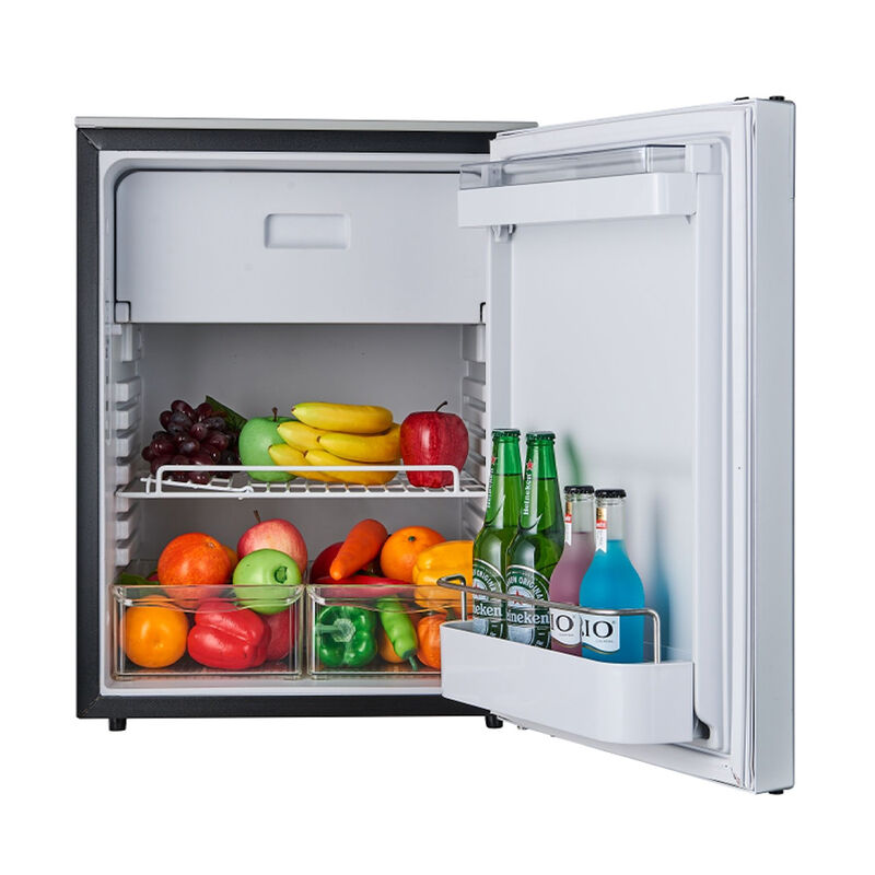 Equator 2.8 cu. Ft. 80L 12V/DC RV Built-in Refrigerator w/Freezer, Anti-Vibration, reversible door, Stainless image number 4
