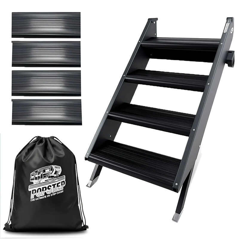 Pop Step RV Step Covers&mdash;4 Step 23.5" MorRyde StepAbove image number 1
