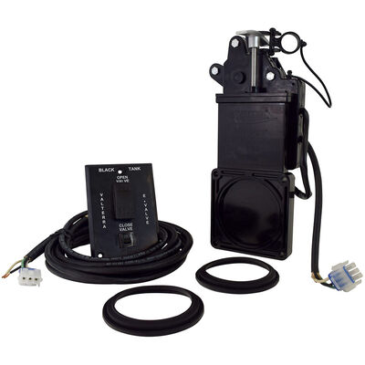 E-Valve Electric Waste Valve System with Switch, 3", No Fittings