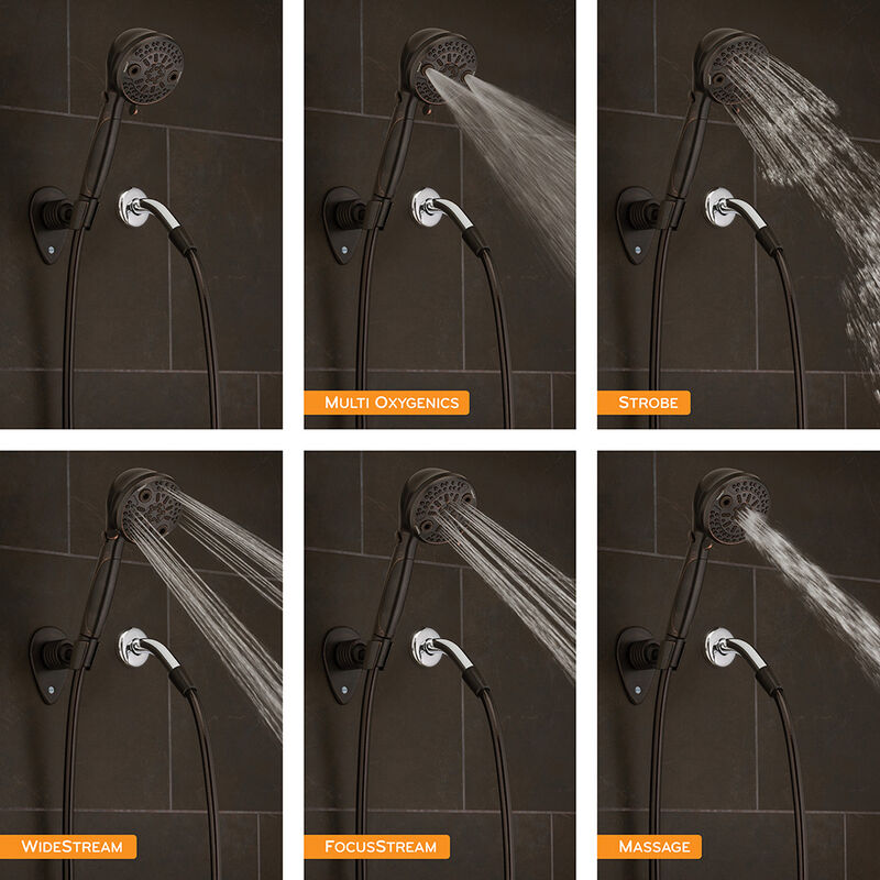 Oxygenics PowerFlow RV Handheld Shower Head Kit, Oil Rubbed Bronze image number 3