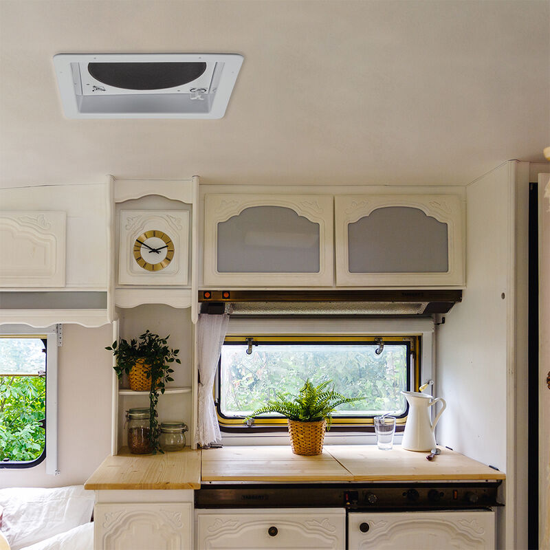  14" 6-Speed Roof Vent Fan, White image number 8