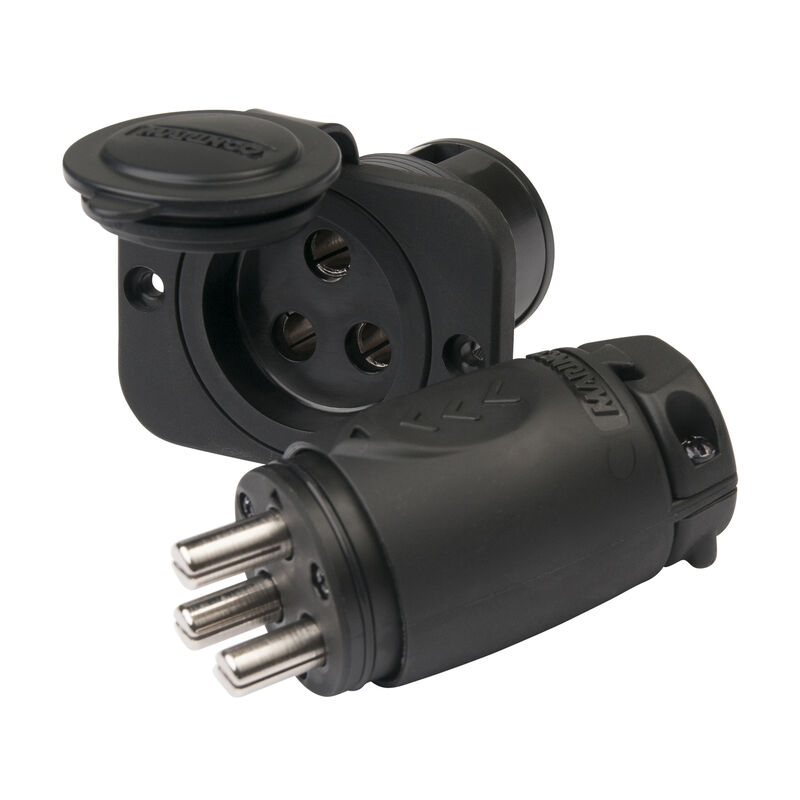 Marinco 70A 3-Wire Trolling Motor Plug & Receptacle Combo image number 1