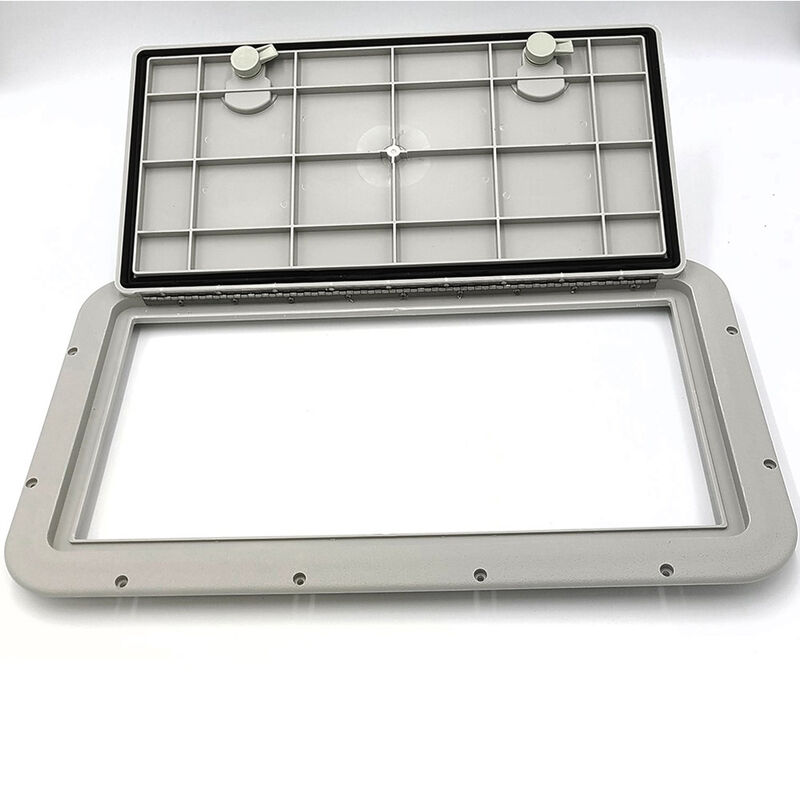 DPI 13" x 23" Flush Series Hatch, Auster Light Gray image number 2