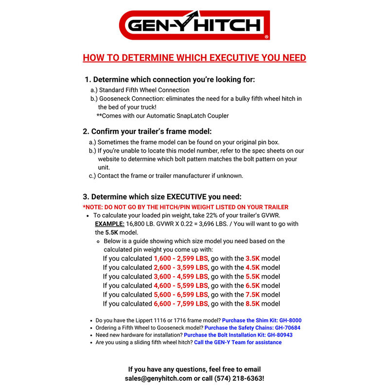 Gen-Y Hitch Executive 5th Wheel Pin Box Replacement with Gooseneck SnapLatch Coupler, 6.5K Pin Weight image number 8