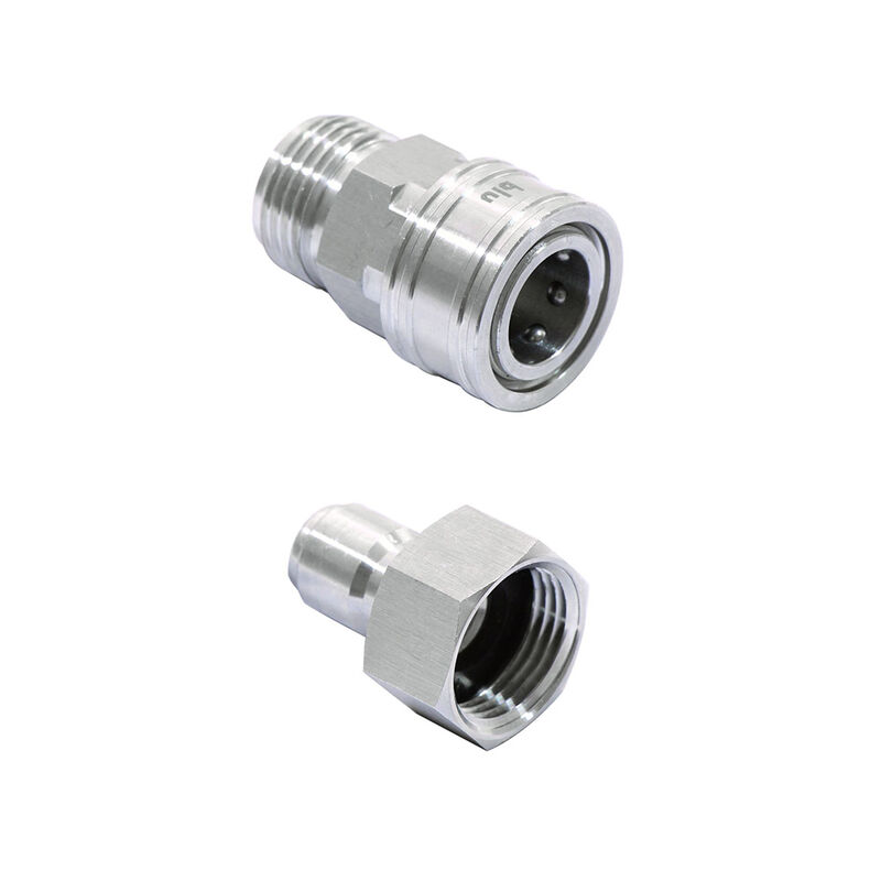 Blu Technology 25ft Universal Stainless Steel Hose w/ Quick Connects image number 2