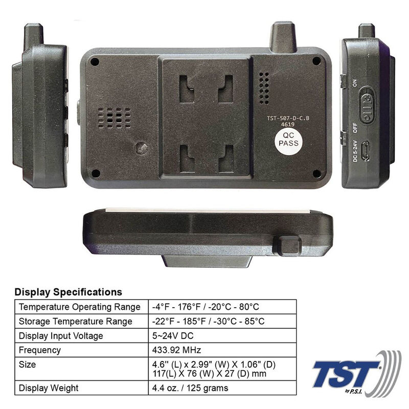 TST 507 Series Color TPMS Display image number 4