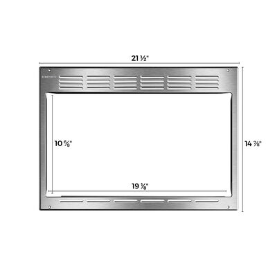 CONTOURE Venting and Trim Kit for Built-In Microwave Oven, Stainless Steel &ndash; Camping World Exclusive!