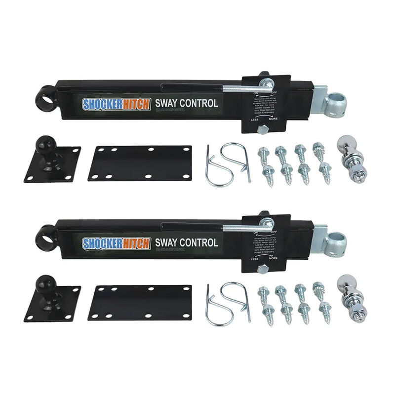 Shocker Hitch HD Air Hitch Sway Bar Control Tow Kit, Fits 2" Hitch, Combo 2" and 2-5/16" Chrome Balls image number 11