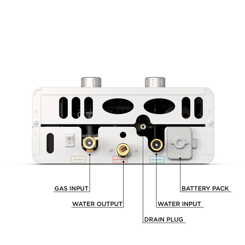 Eccotemp EL5 Portable Tankless Water Heater with EccoFlo Diaphragm 12V Pump and Strainer image number 9