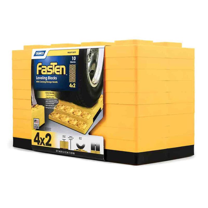 Camco FasTen Leveling Blocks, 10-Pack image number 5