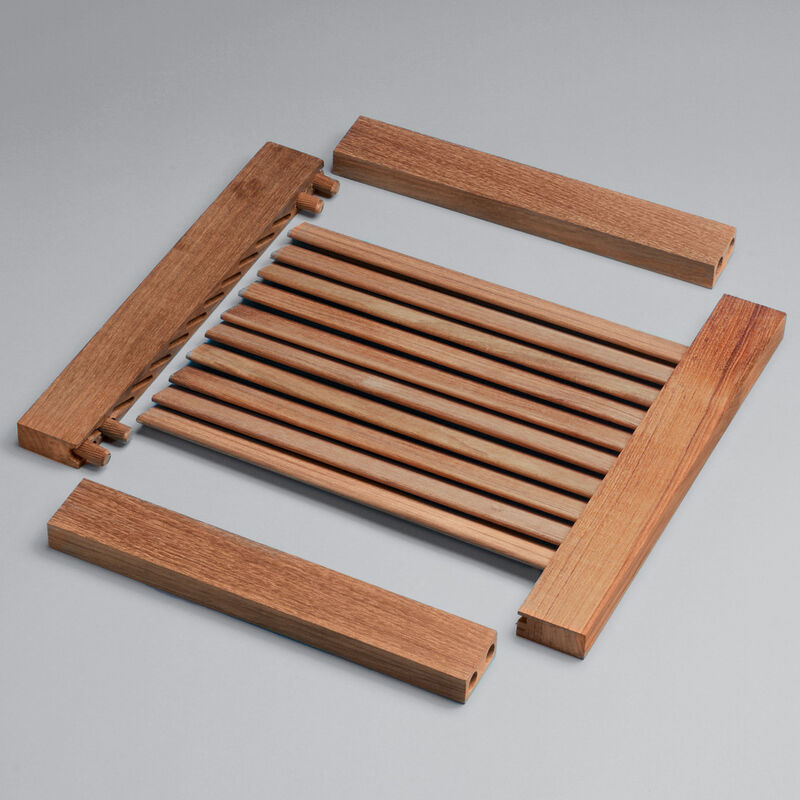 Whitecap Teak Cockpit 1" Grate Frame Material, (A)2-3/4", (B)1" image number 1