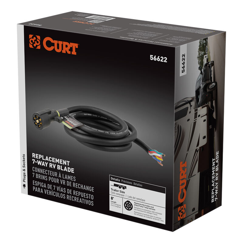 Curt Replacement 7-Way RV Blade Harness image number 2