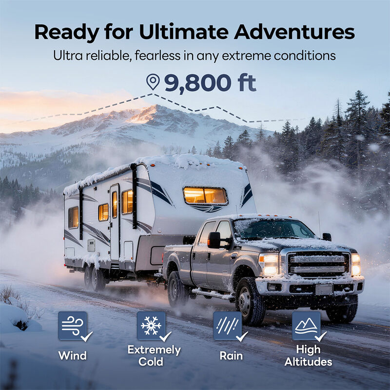 Fogatti InstaShower Ultra 66K BTU RV Water Heater w/ White Trim image number 2