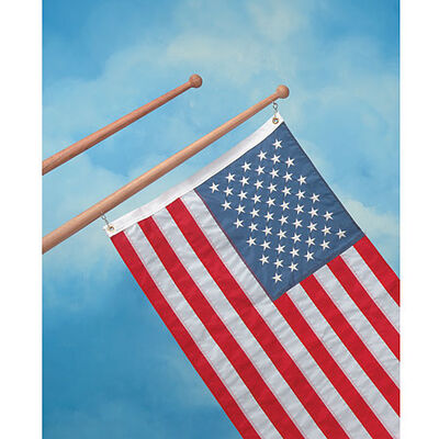 Whitecap Teak Flag Pole, 18"L, 3/4" Base Diameter