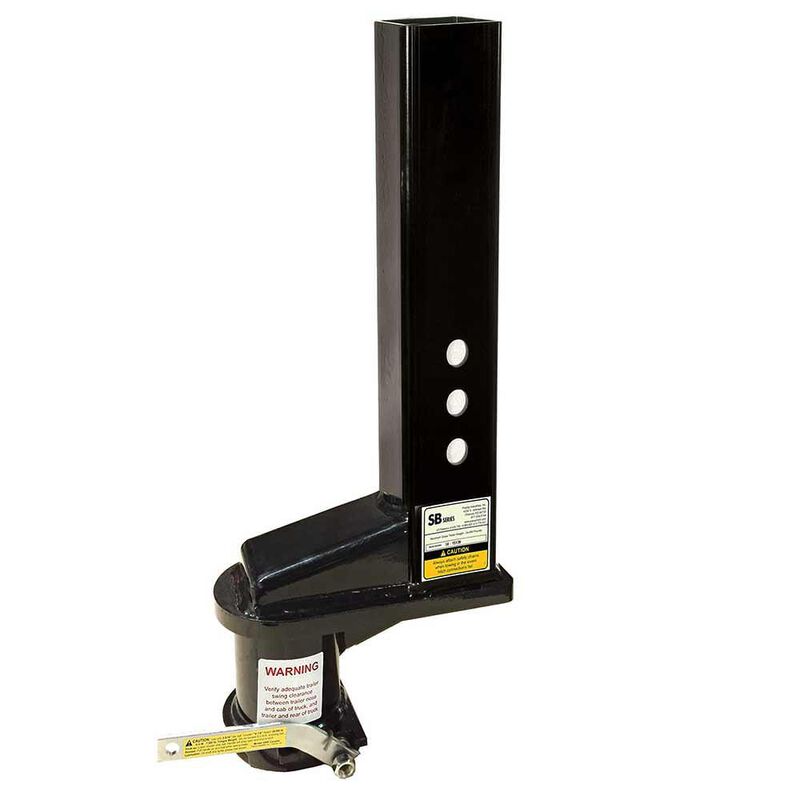 SB2-6 Gooseneck 6" Offset Coupler, 4.5" Square Tube image number 1