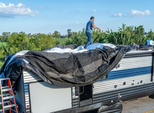 How to Install an RV Cover